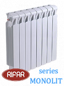 Радиатор биметаллический RIFAR МONOLIT (боковое подключение) 500/14 секций с доставкой в Читу